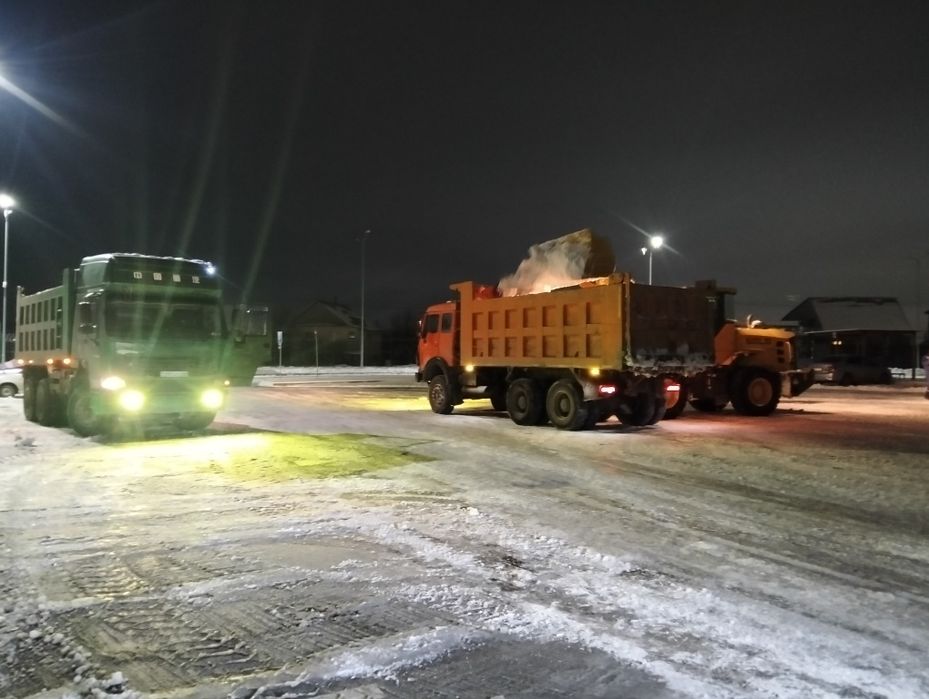 Чистка и вывоз снега