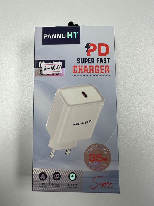 Adaptor priza 35W Super Fast Charger - Samsung, iPhone, Redmi, Honor