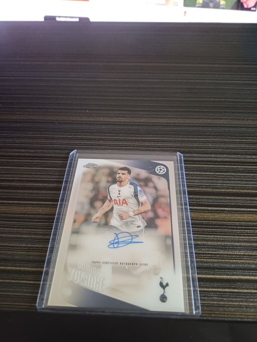 Dominic Solanke base autograph