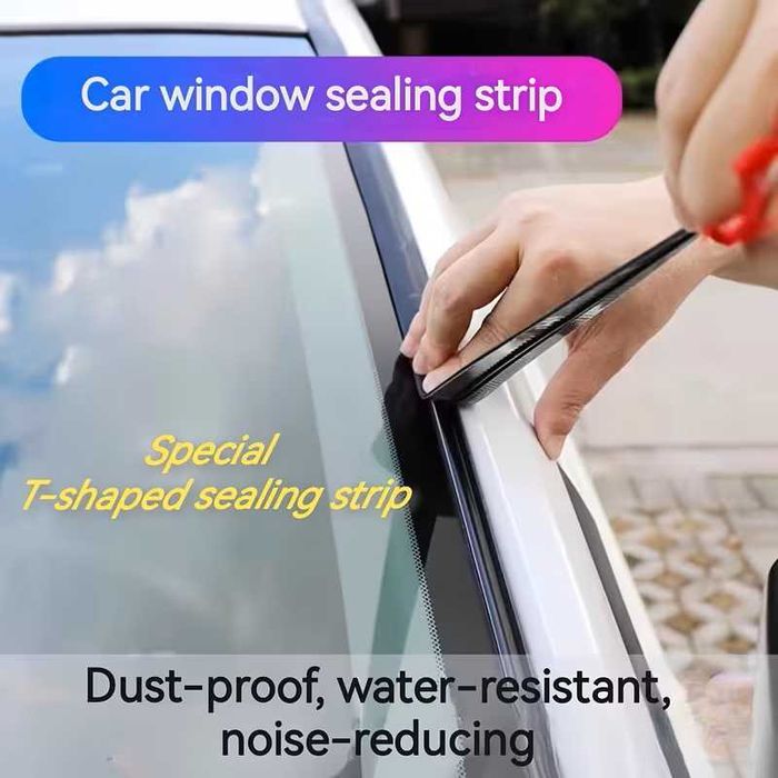 2 метра залепваща гумена лента за стъкло или победа на автомобил, кола