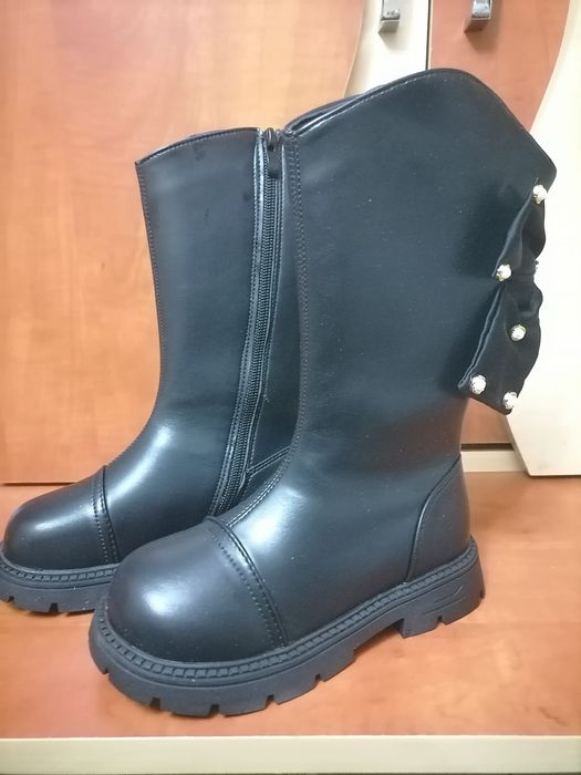 Cizme elegante fetiță 19 cm interior