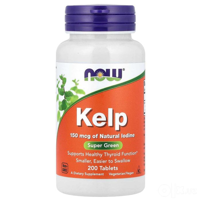 NOW Foods, Келп (Kelp), 150 мкг, 200 таблеток