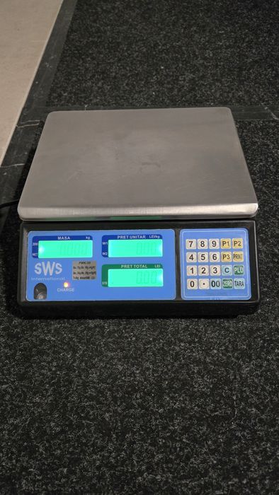 Cântar comercial OMOLOGAT Metrologic SWS 15/30 KG  cu acumulator