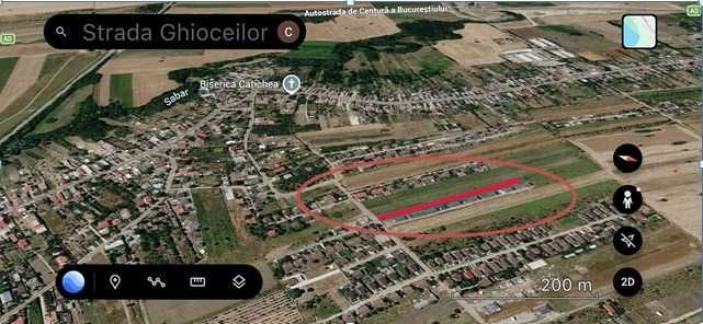 PROPRIETAR, vand 4 loturi teren construibil a 533  mp - DOMNESTI, STR GHIOCEILOR