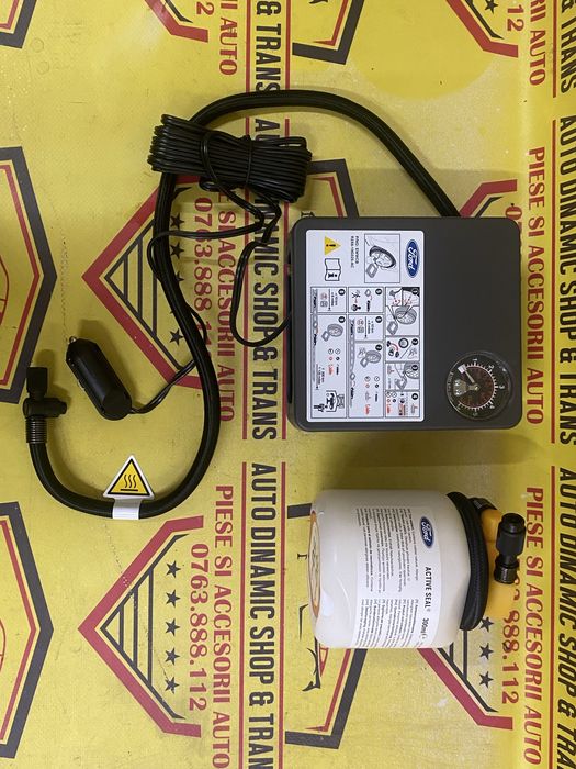 Kit pana compresor auto umflat roti OE Ford neutilizat kit pana 12V120