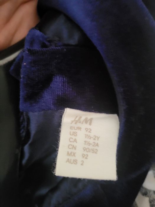 Синя рокля от H&M размер 92