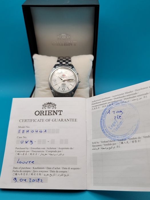 Orient Tri Star «3 звезды» (FAB0000EW9) легендарная японская классика