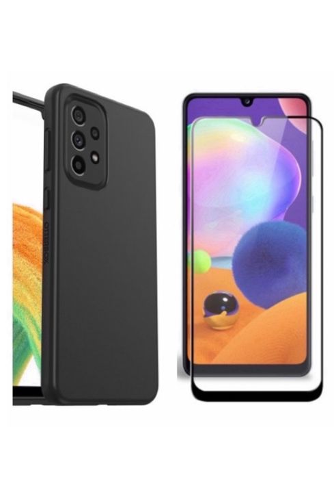 Samsung A31/A32/A33/A34/A35/A36 Pachet Husa Silicon + Folie Sticla 21D