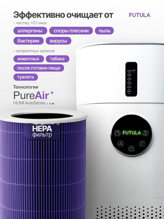 Очиститель воздуха Futula Humidifier H4S белый, климатический комплекс