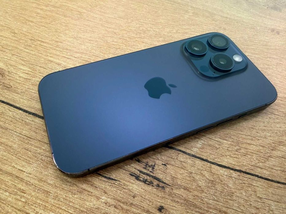 Apple iPhone 15 Pro 128GB Blue Titanium, Baterie 89%, Liber Rețea, Garanție 24 Luni