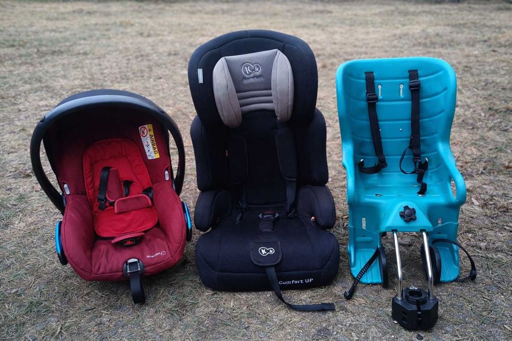 Set scaune copii – auto + bicicletă