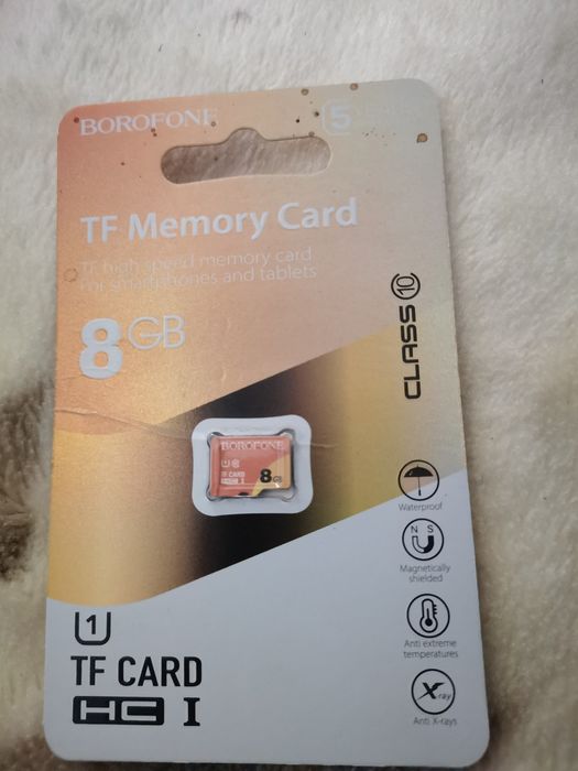 Sd card memory 8gb новая