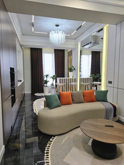 АВТОРСКИЙ ПРОЕКТ‼️Кв-ра в Darkhan Avenue 2/2/12 54м2 ор-р Дархан(торг)