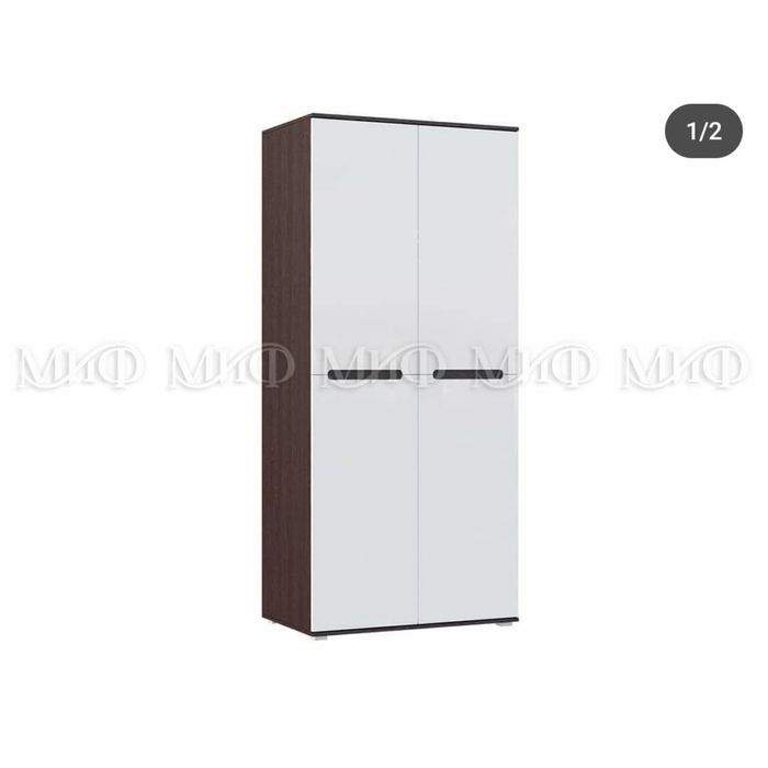 Шкаф белый угловой