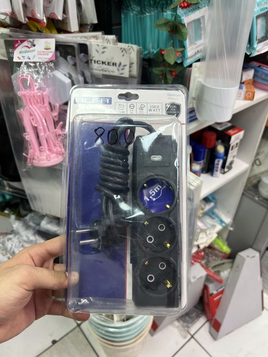 Удлинитель тройник всех видов