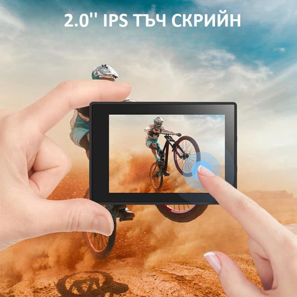 Екшън камера C36 - 4K/60FPS С WIFI водоустойчива до 30 m /SPK065/