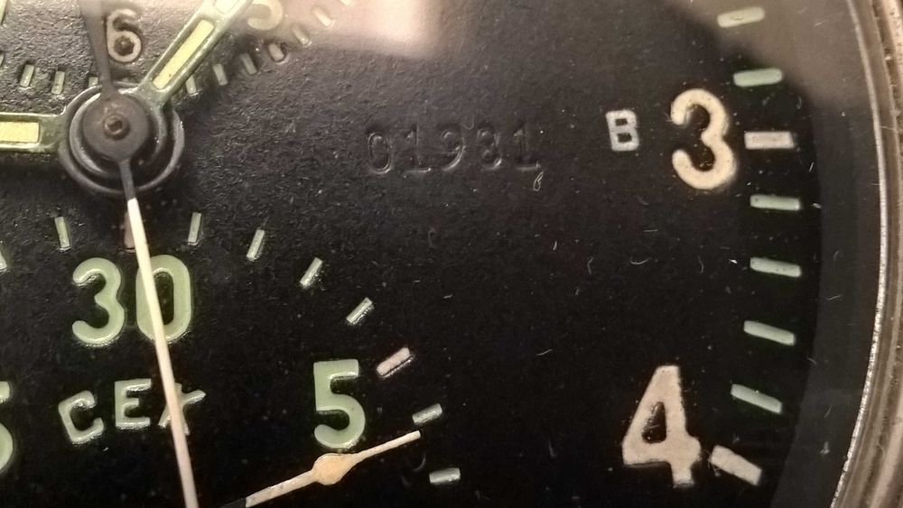 ceas  1950 model JLC mecanic chronograf SN#01981 MIG TU