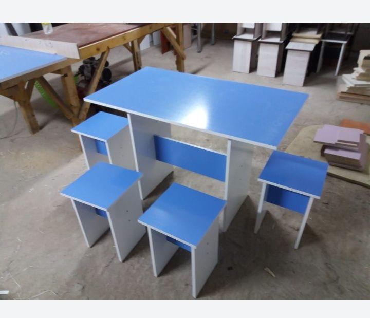 Стол стулья комплект 25000тг