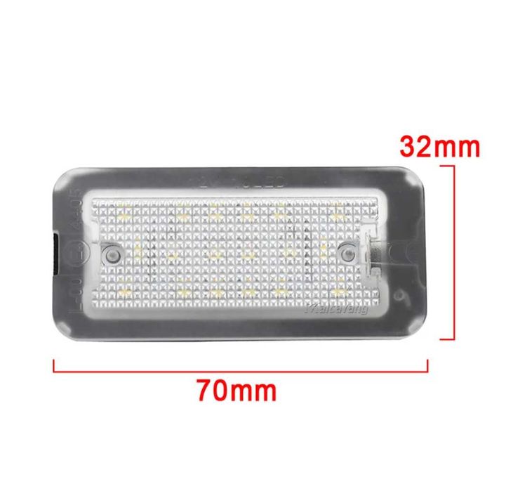 Лед плафони за задния регистрационен номер за Fiat Abarth 500 / C Фиат