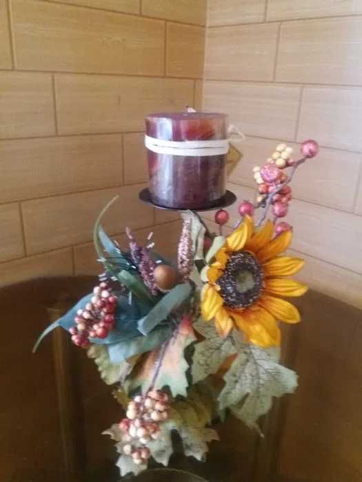 Подсвечник в композиции 32 см