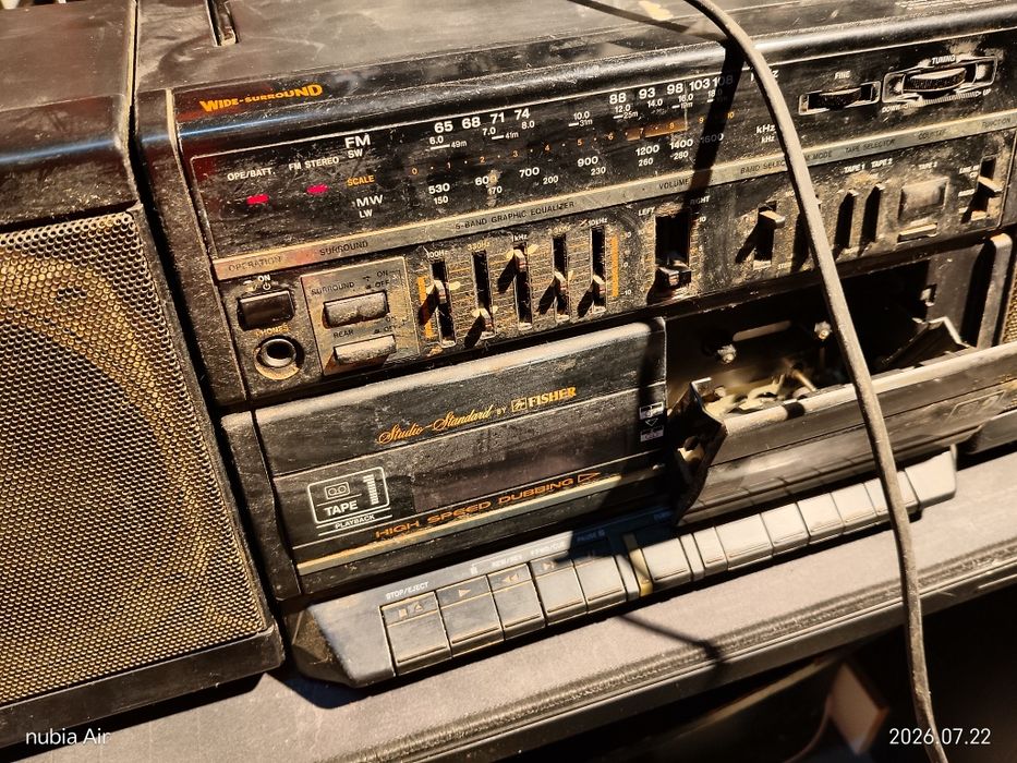 Radio casetofon Fisher model Ph-w803rlo