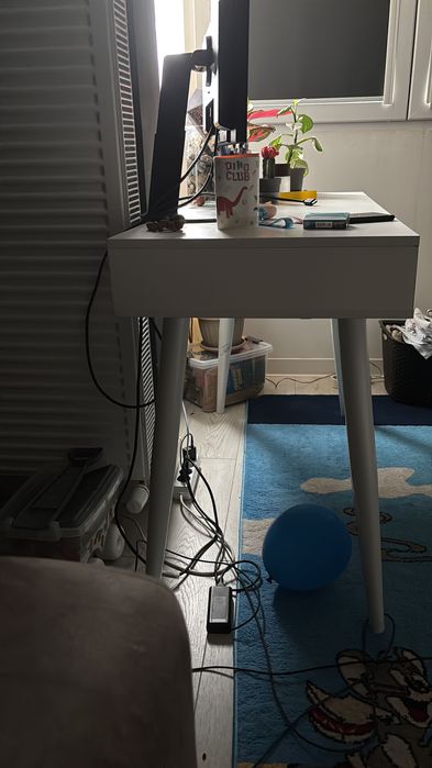 Birou PLOVSVAD 50x110, stejar alb, Jysk