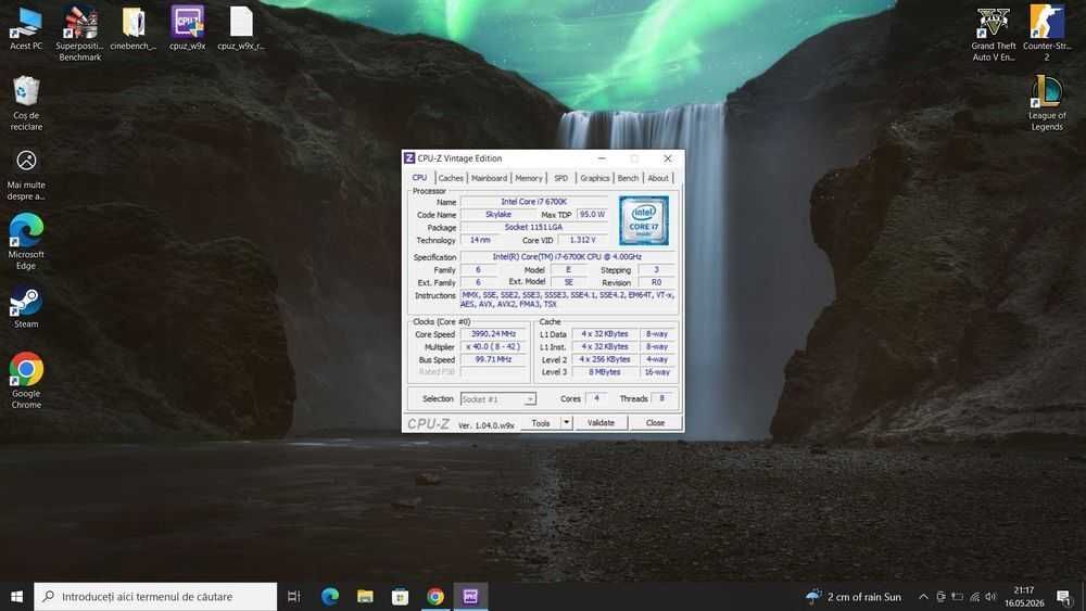 Laptop Gaming Clevo P751DM-G - Desktop Replacement (i7-6700K, GTX 980M 8GB, 32GB RAM, 4K)