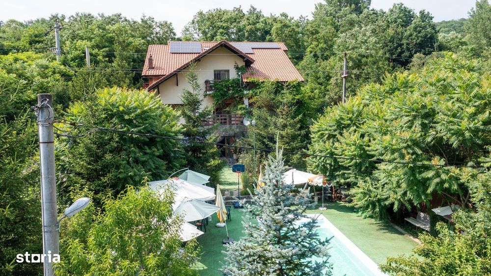 Vanzare vila/pensiune D+P+E+M 10 camere, Daesti jud. Valcea