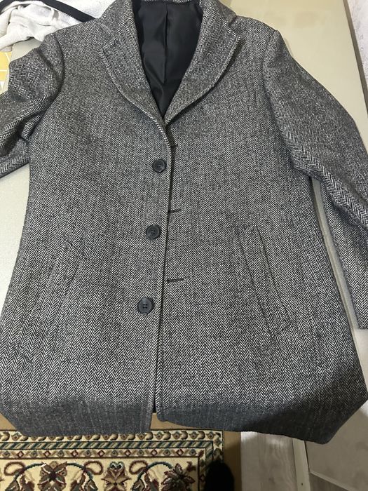Пальто мужской серый