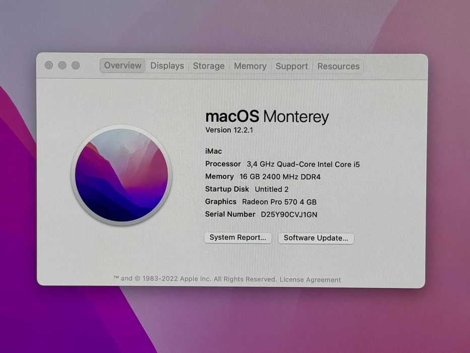 IMac 27 inch 2017 yil