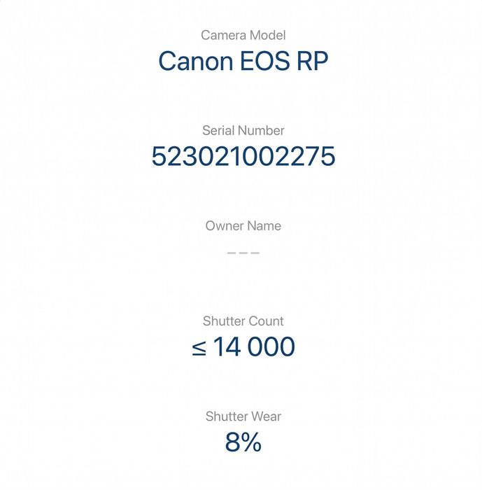 Canon EOS RP Full Frame