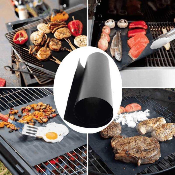 Тефлонови подложки за печене на скара и фурна - Комплект от 5 броя