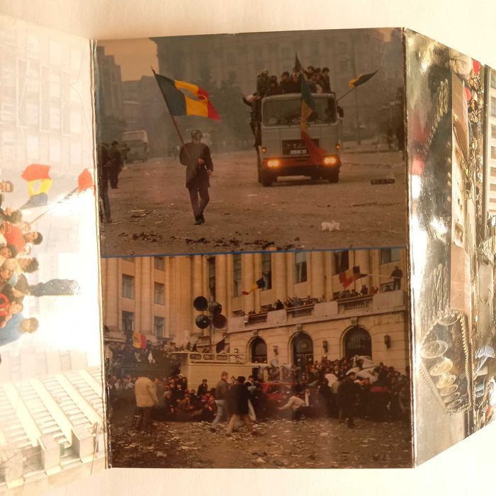 Romania Libera, album cu carti postale - imagini din decembrie 1989