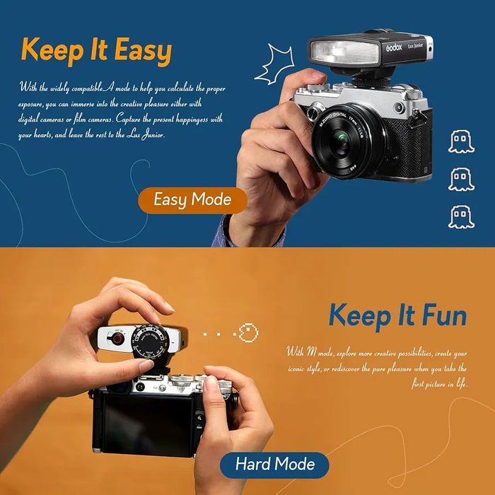 Светкавица Godox Lux Junior Retro Camera Flash