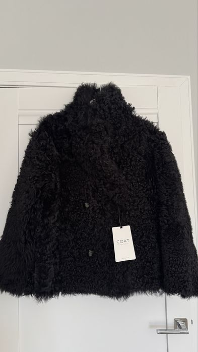 СРОЧНО Новая дубленка черная