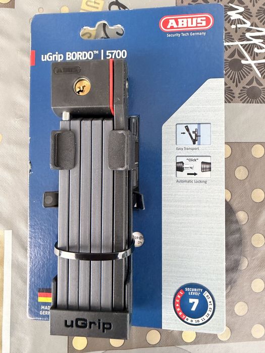 ABUS uGrip Bordo 5700 folding bike lock (Ново)