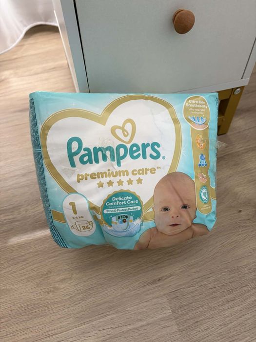 Pampers Nr 1 active baby,premium care ,lupilu