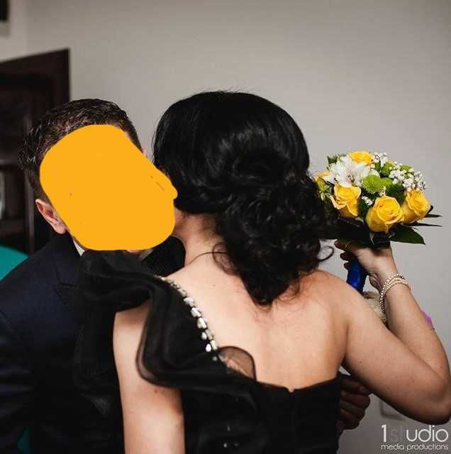 Rochie eleganta cu trena 36-38 M