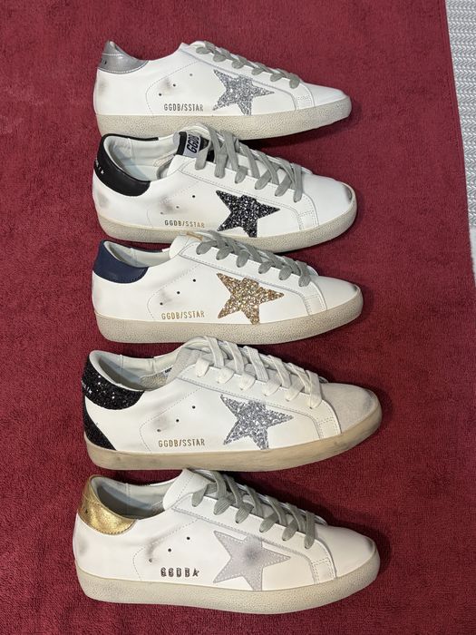 adidasi sneakers Golden Goose Super star alb crem bej marime 37 38 39 40 36 Isabel Marant Lanvin Amiri Balenciaga Valentino