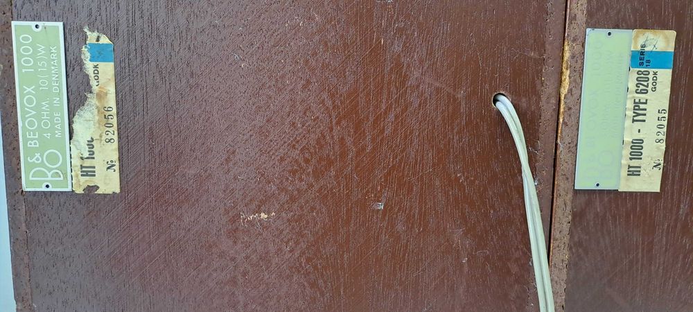 Beovox 1000 Teak Boxe Vintage Bang & Olufsen Design Jacob Jensen 1967