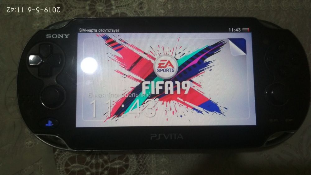 PS Vita Прошитый с 10 Играми:Fifa19, Minecraft, MK, Injustice,Killzone