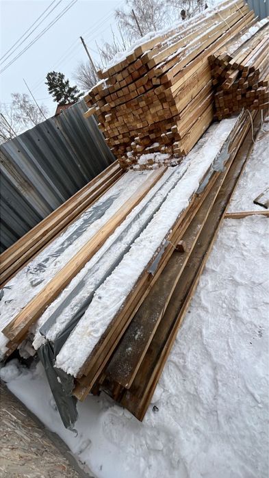Брусья, доски 3-4-5-6м