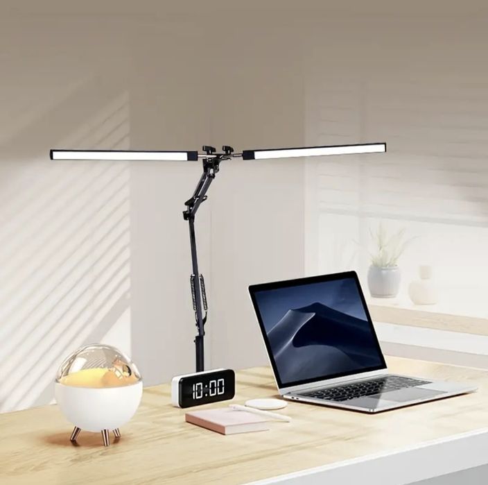 Сверхширокая двойная светодиодная настольная лампа