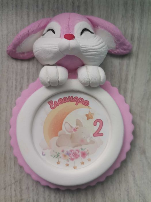 Гипсова фигурка - Зайче