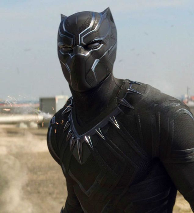 Маска "Черная Пантера" Marvel