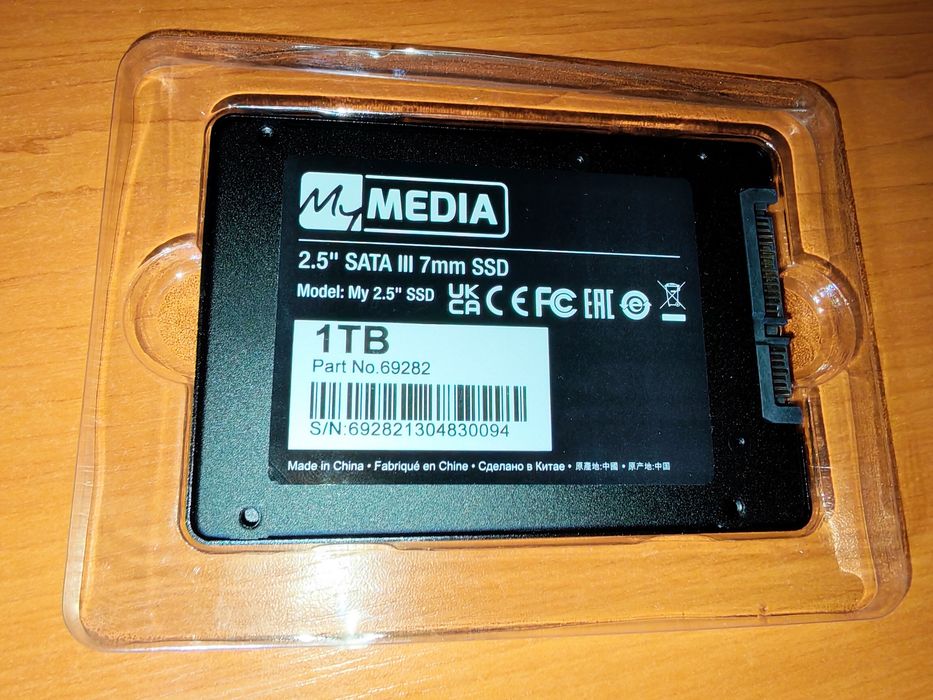Hard Disk SSD Verbatim MyMedia 1TB  2.5-inch, pt Laptop, sau PC, Nou Perfect Funcțional