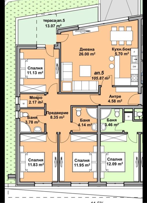 Продава се Четиристаен апартамент в София, Манастирски ливади - 145 кв.м за 1994 €/кв.м - Снимка #4
