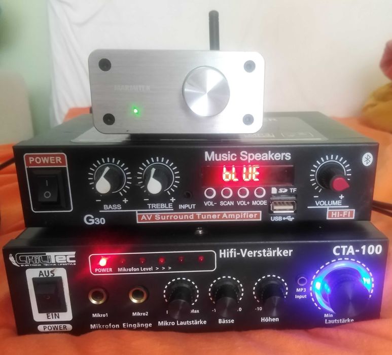 Mini-amplificatoare , alimentare si la 12V auto