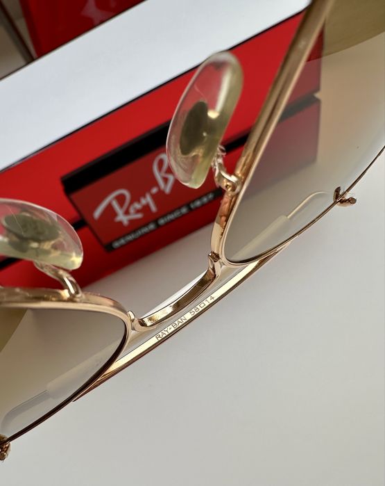 Ray Ban RB3407 58мм – стъклени лещи, като нови, Aviator premium