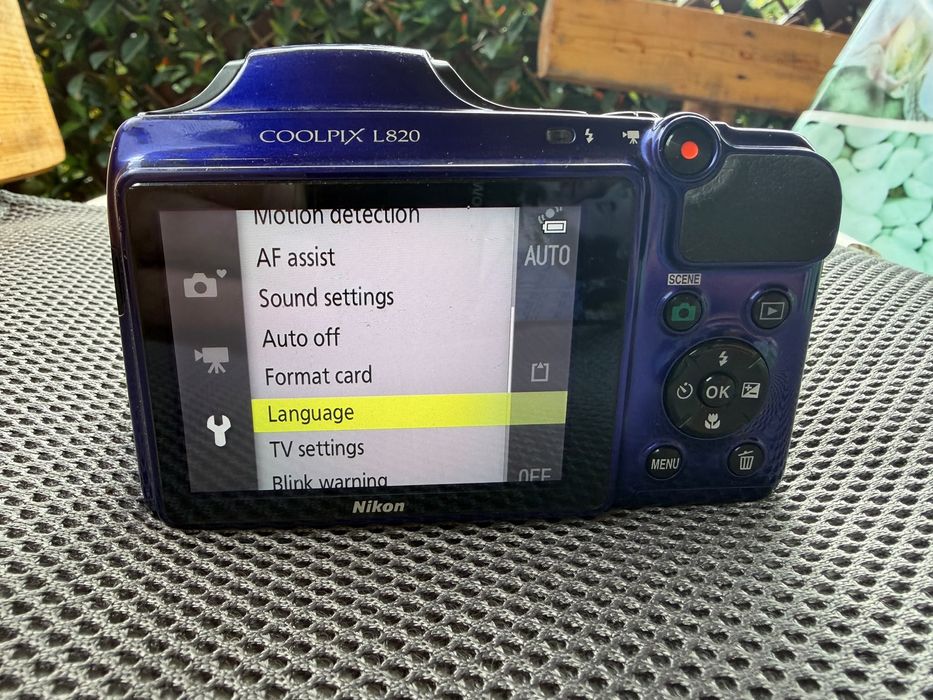 Aparat foto digital Nikon Coolpix L820, 16MP, Blue